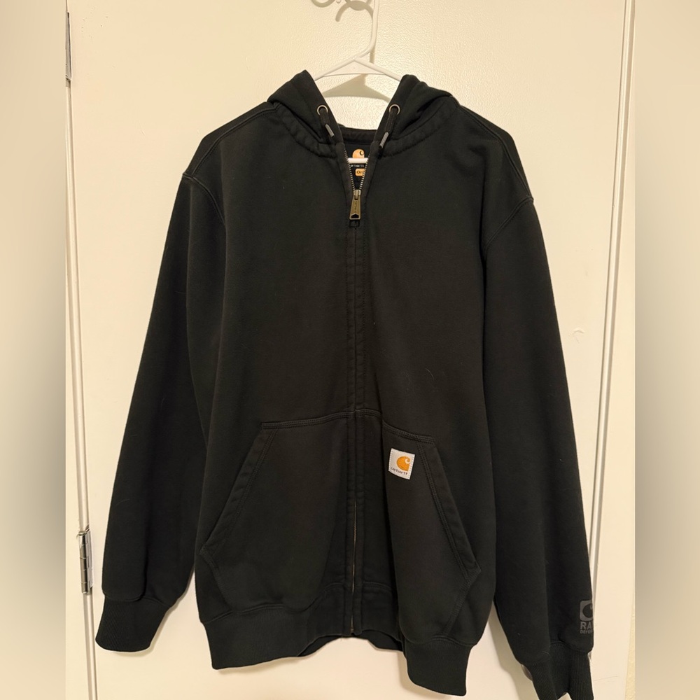Carhartt Black Heavyweight Jacket with Hood